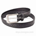 Men's Ostrich Leather Belt with High-end Quality and Fashion Style, Casual Wearing, No Age Limited